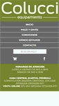 Mobile Screenshot of colucciequipamiento.com.ar