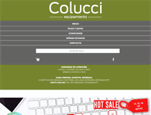 Tablet Screenshot of colucciequipamiento.com.ar